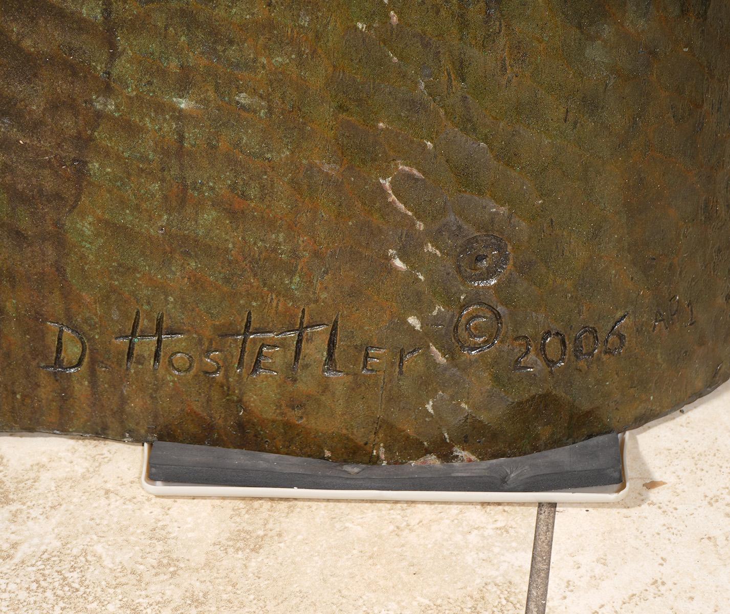 David Hostetler, American (1926-2015), LARGE Bronze Sculpture 81