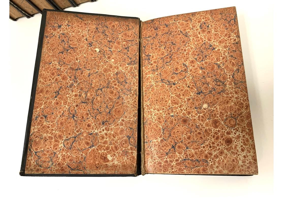 Leather David Hume & T. Smollett, The History Of England, 16 Vols., London 1824 For Sale