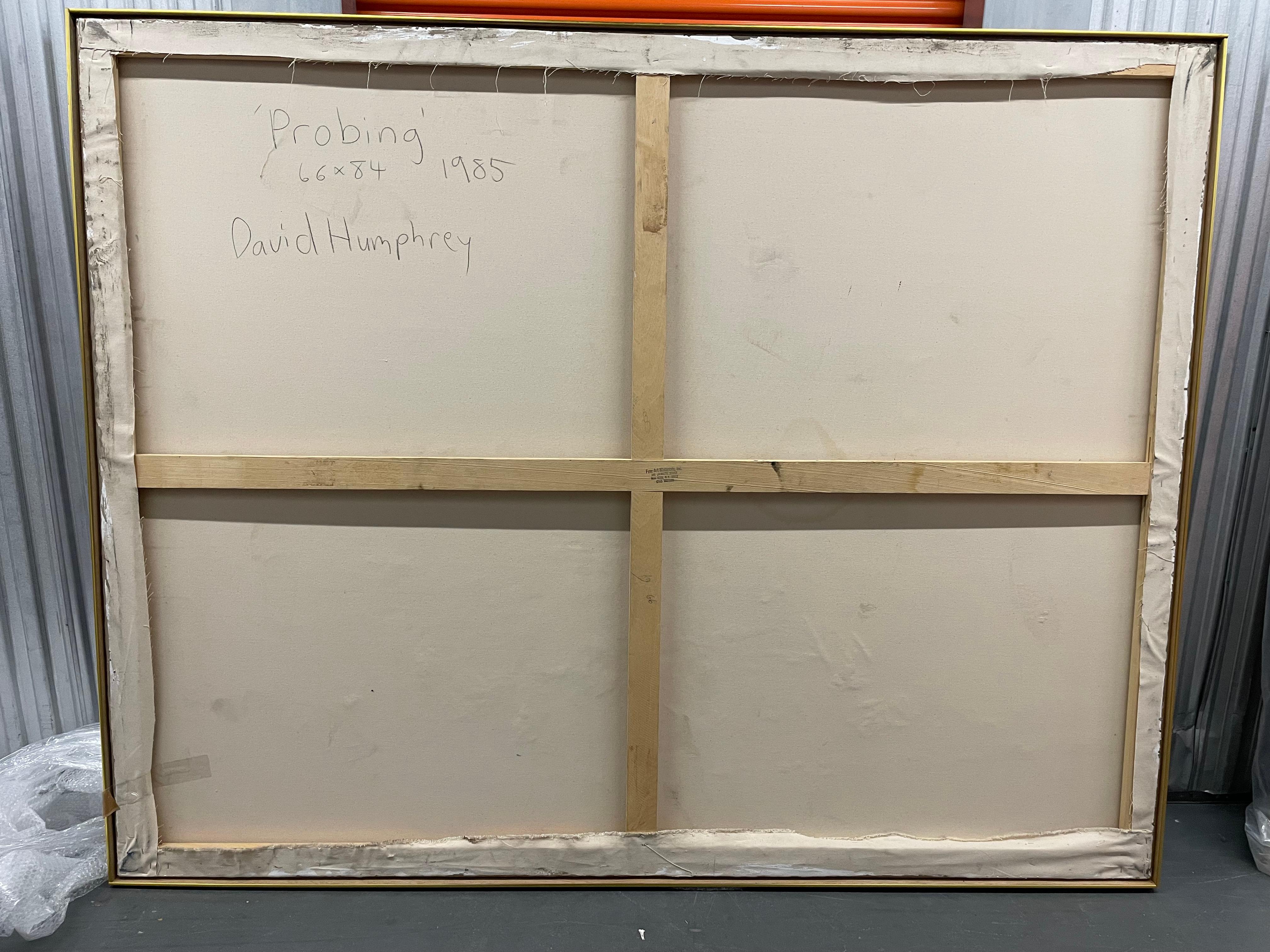 Probing - Modern Painting by David Humphrey