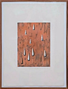 David Humphrey - Lies III (unique signed monotype) w/ David McKee Gallery label