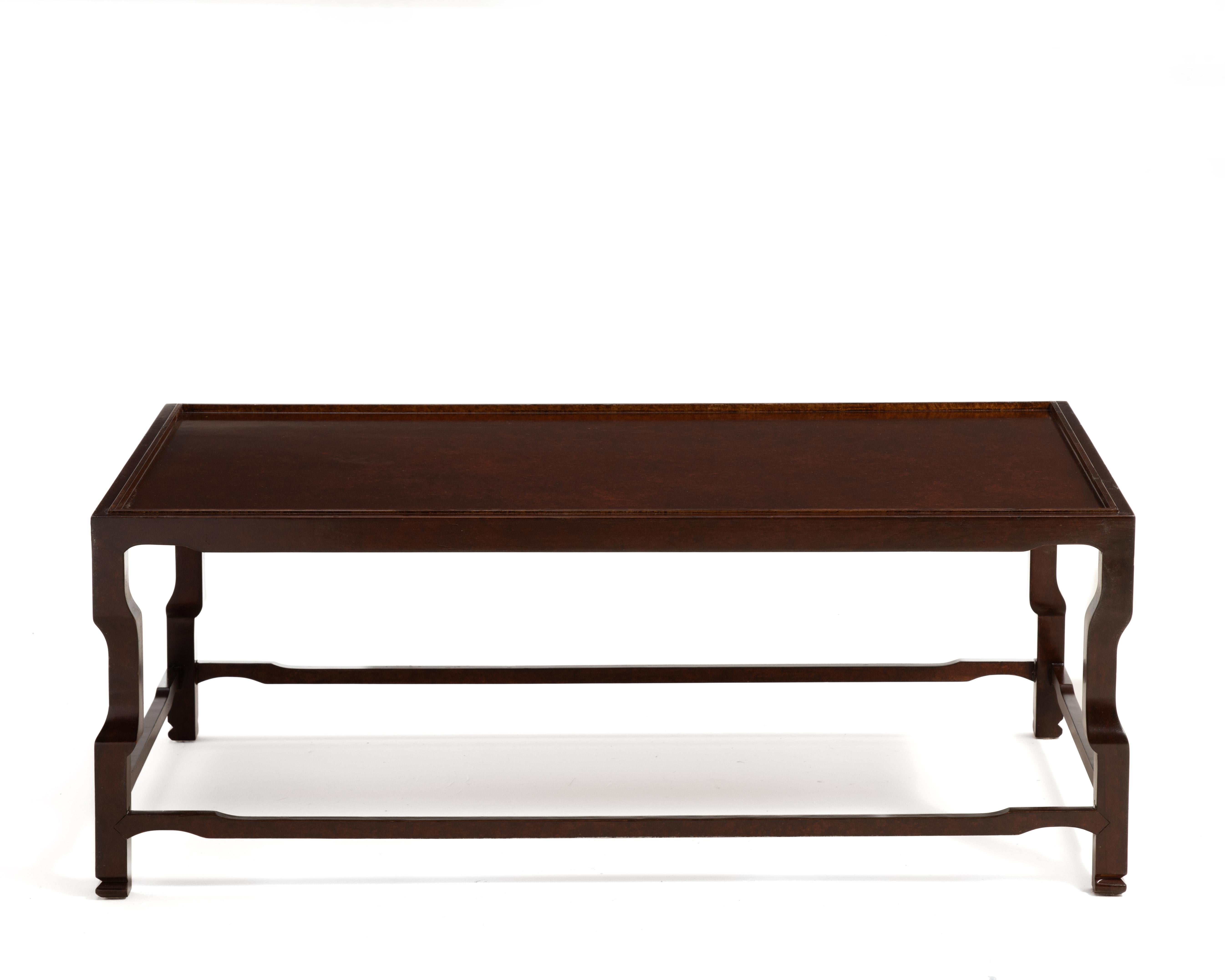 David Iatesta Studio Shenzhen Coffee Table Regency Walnut Frank Babb Randolph For Sale 1