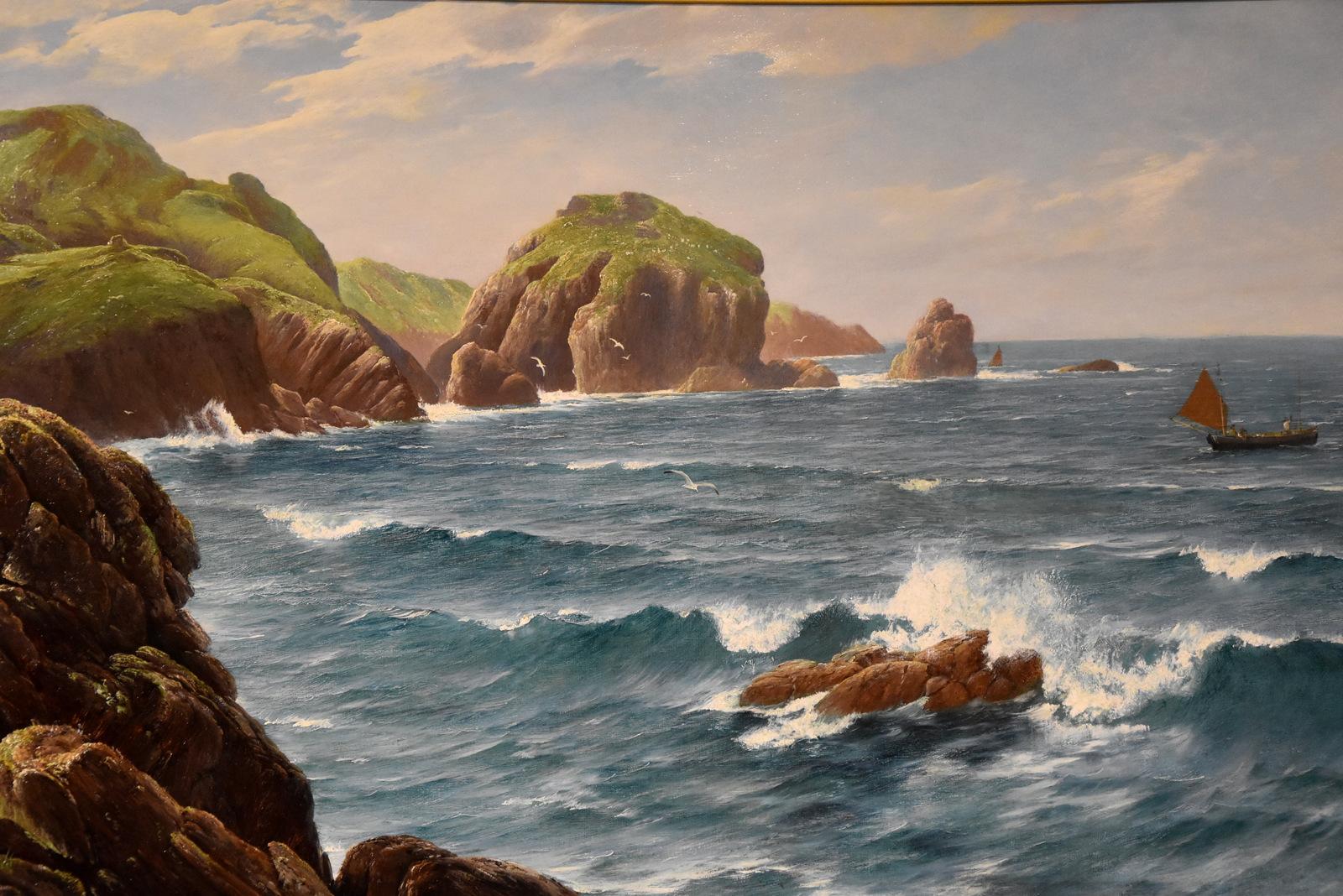 Ölgemälde von David James „A Cornish Coastal View“ im Angebot 4