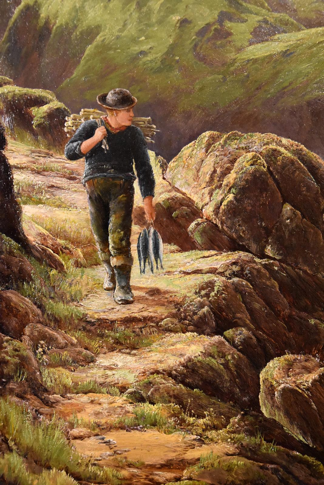 Ölgemälde von David James „A Cornish Coastal View“ im Angebot 6