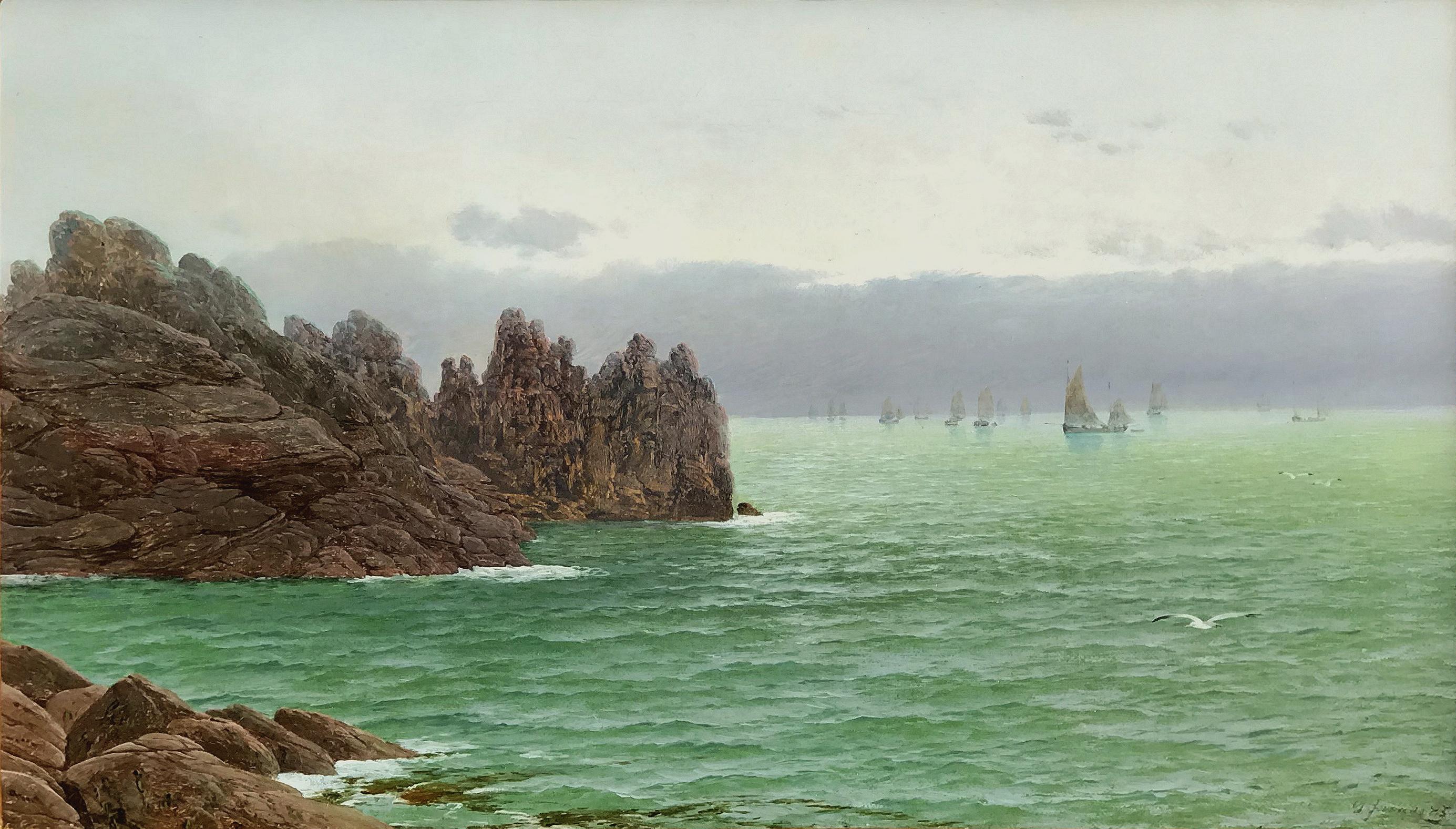 The Cornish Coast - Painting by David James