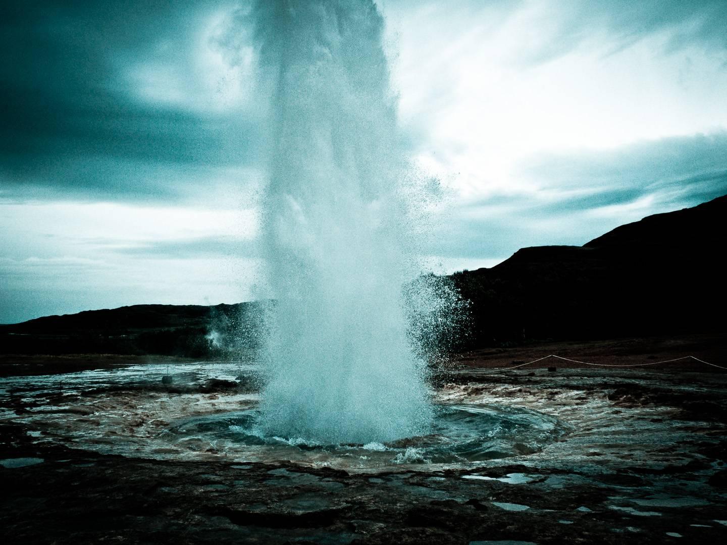 David Jay Color Photograph - Geyser #1, Nude photography in color