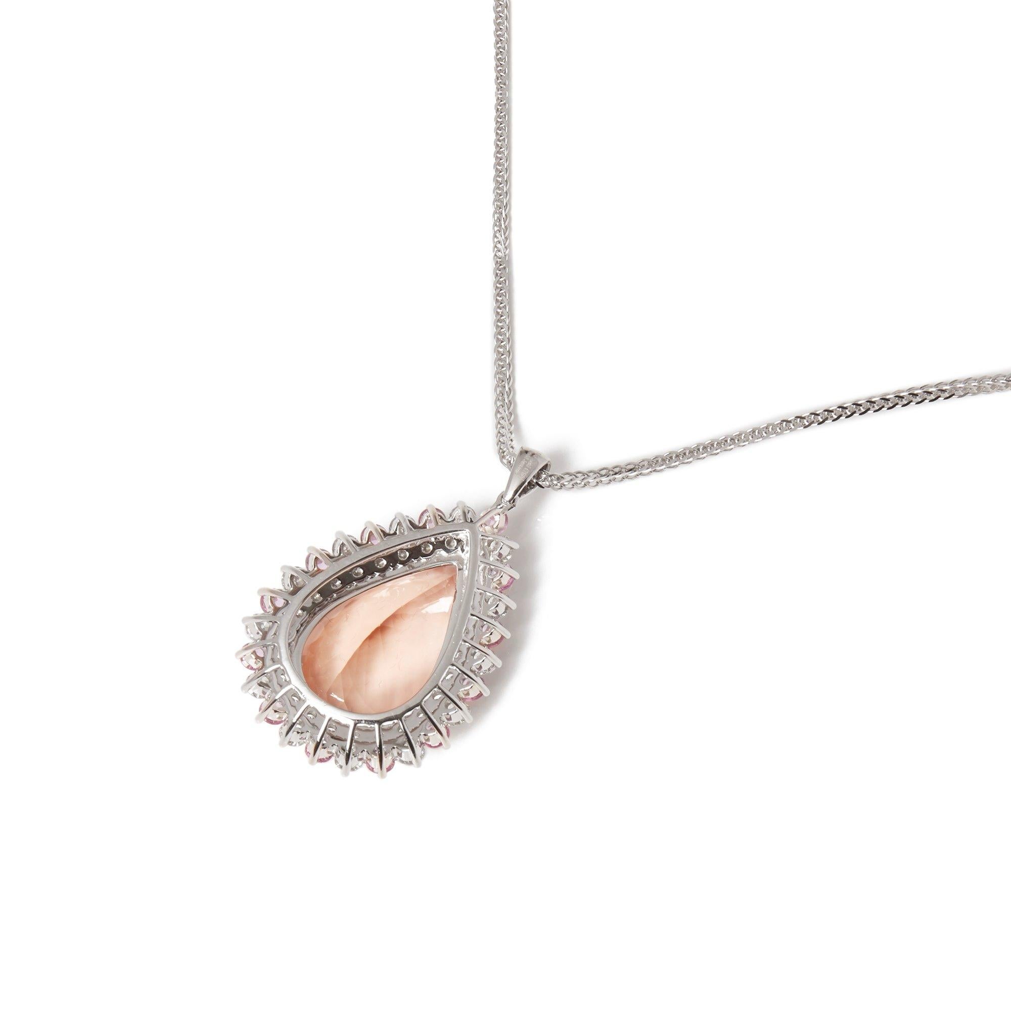 Costco morganite necklace sales