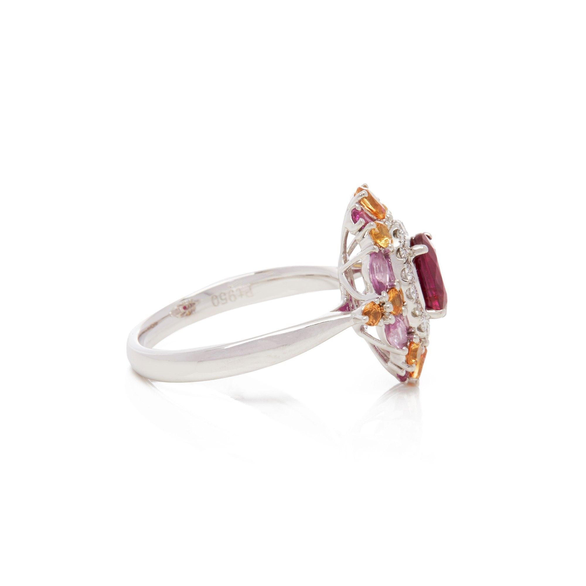ruby and yellow sapphire ring
