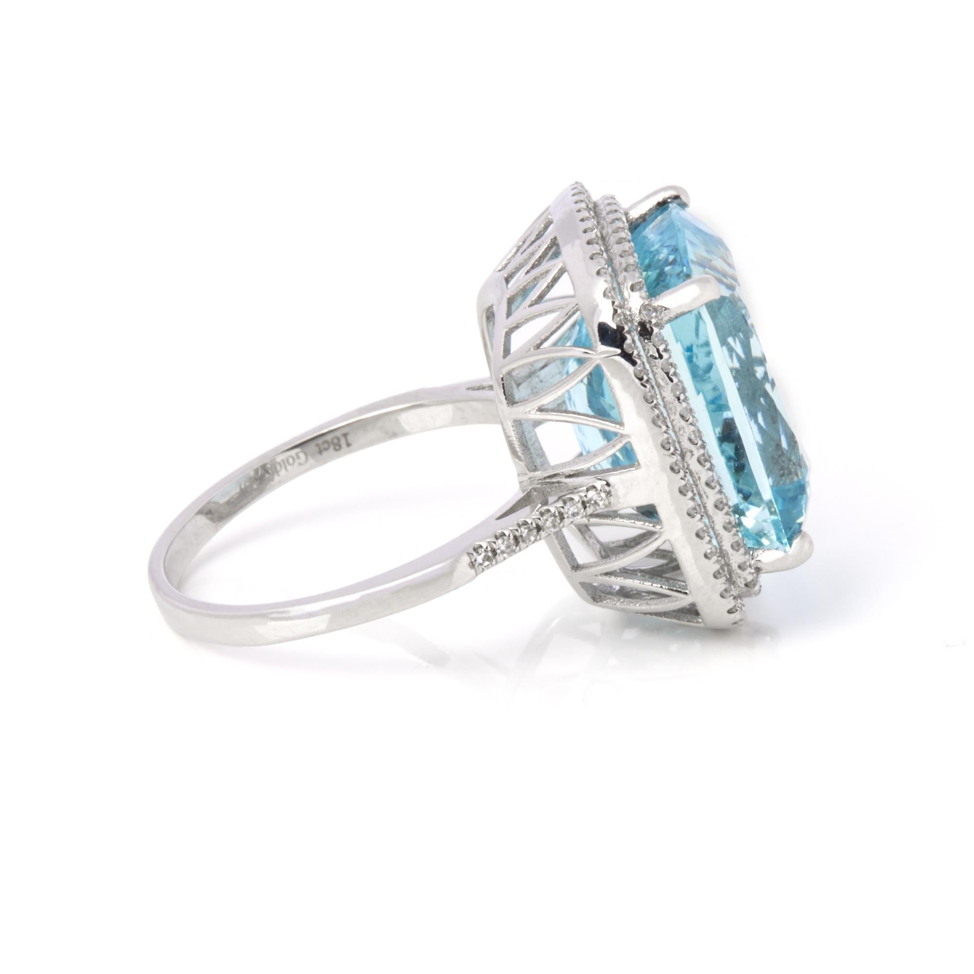 aquamarine cushion cut