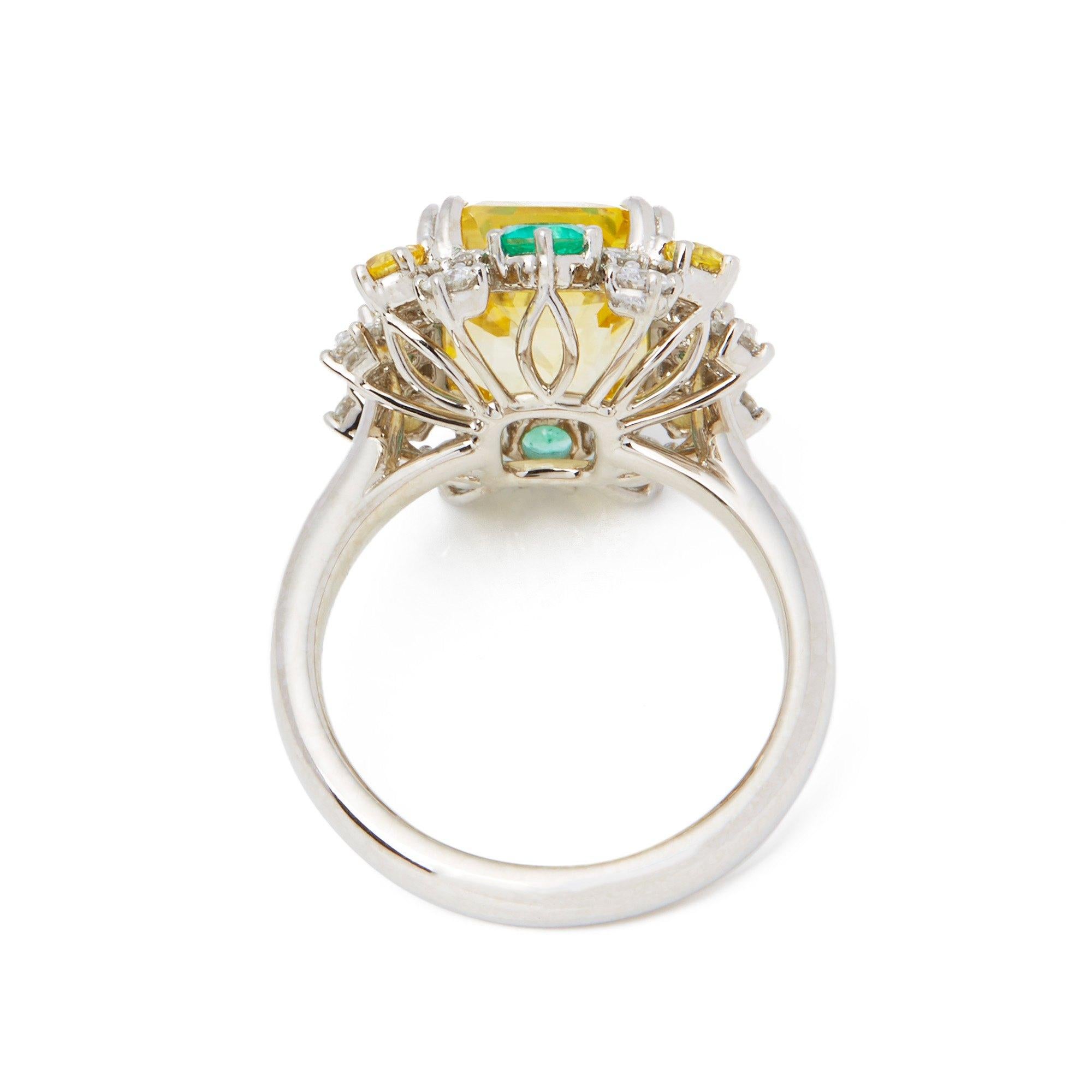 8.08 carat emerald diamond