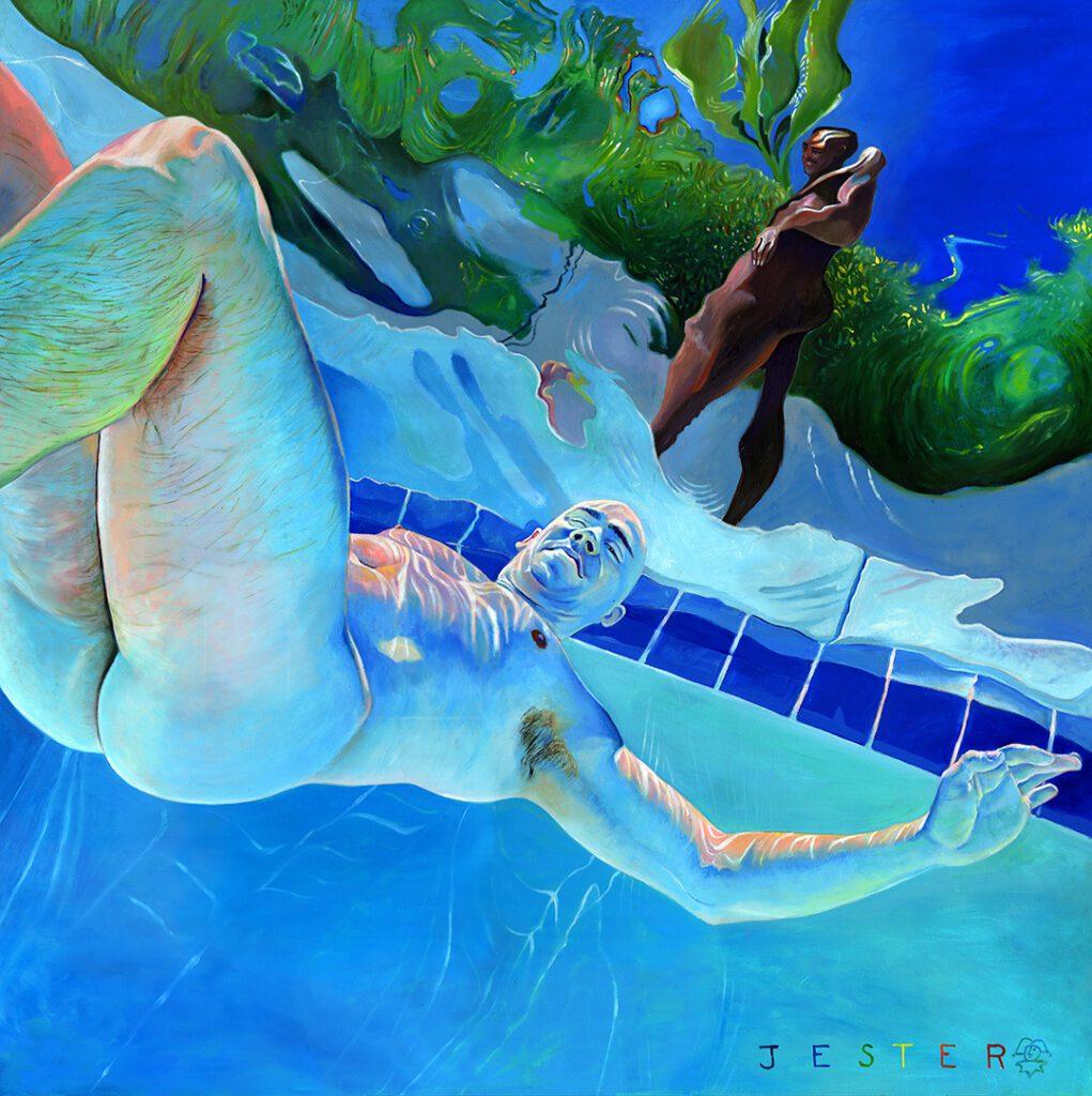 David Jester Figurative Painting - Daydream