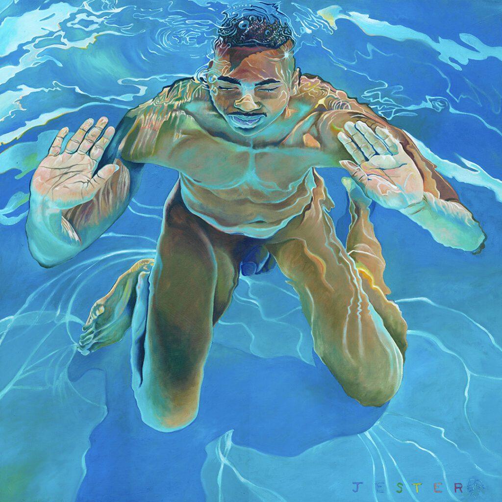 David Jester Figurative Painting - Prayers
