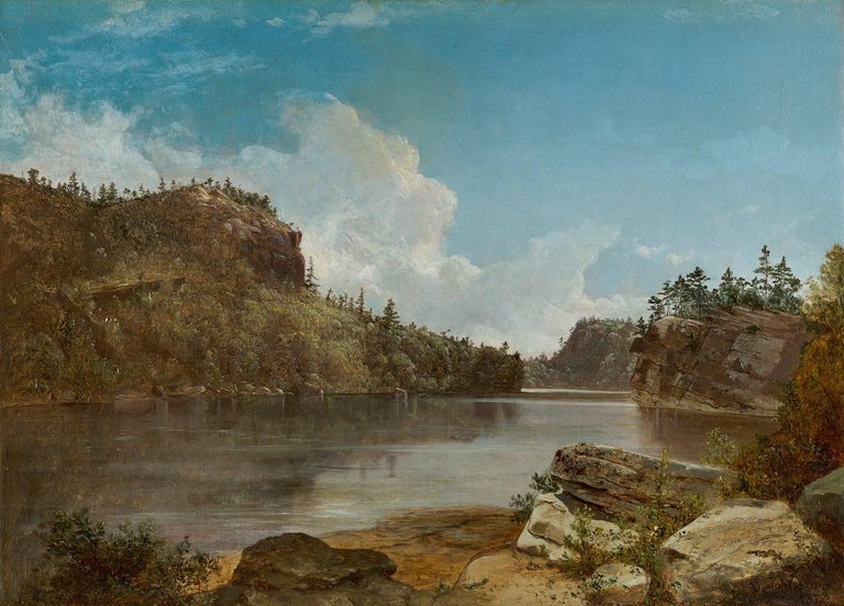 David Johnson Lake Mohonk, Painting For Sale at 1stdibs