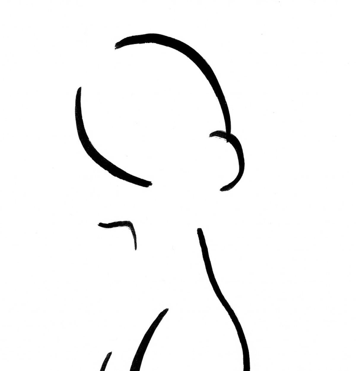 Dessin de nu de la série 7 No.9D est un dessin original de David Jones.
David Jones, artiste, a le plaisir de présenter une série de dessins de nus dans le style de Matisse. David utilise une technique connue sous le nom de dessin zen. Toutes les