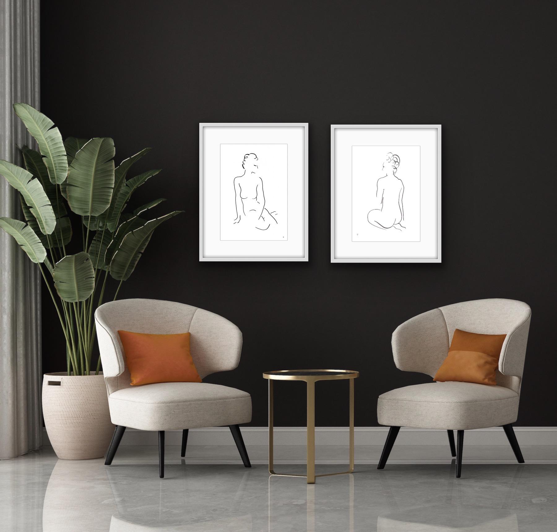 #2209E è un disegno originale in stile minimalista dell'artista David David. In questi disegni di vite contemporanee David David ha utilizzato una tecnica di disegno centrale per la sua pratica che prevede un disegno meditativo, contribuendo a