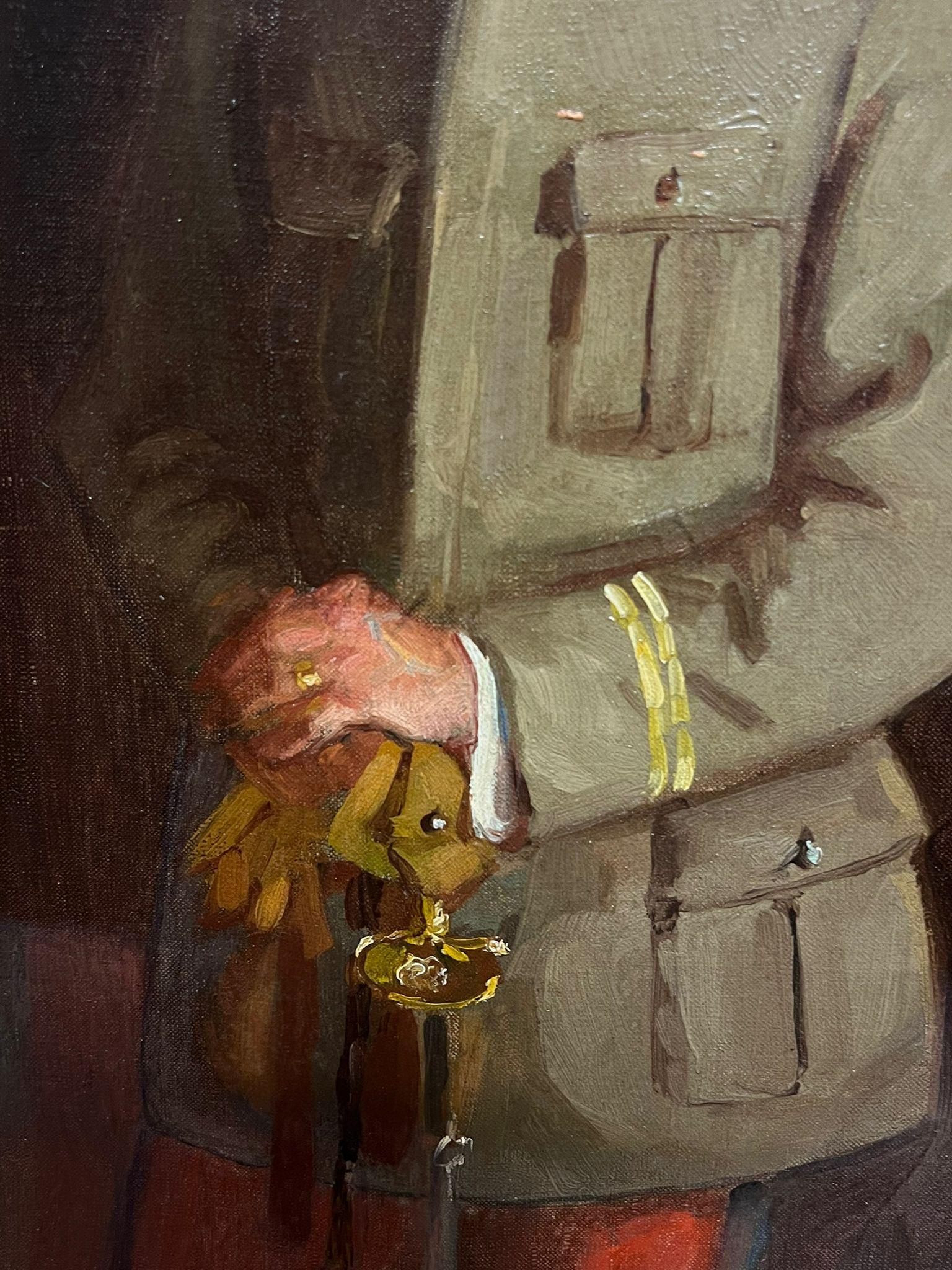 Portrait of a French Military Officer in Uniform
by David Junes (French 1874-1938)
oil on canvas, unframed
Canvas : 22 x 15 inches
Provenance: private collection, the South of France
Condition: very good condition

Description: This distinguished
