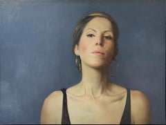 "Shana in Blue" - Elegant Female Portrait by David Kassan