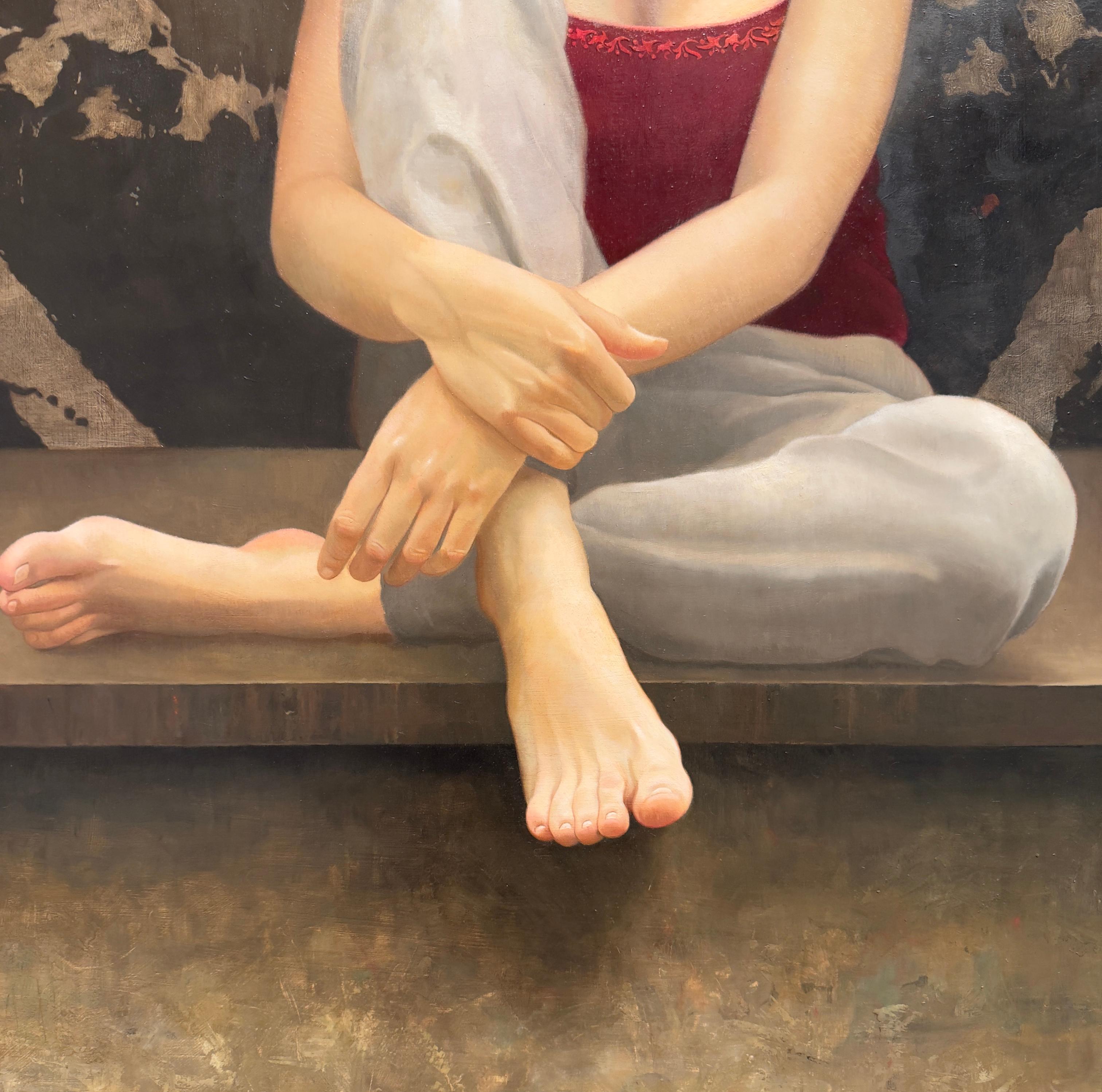 Óleo original de David Kassan
David Kassan (1977, Little Rock, AR) se licenció en Bellas Artes por la Universidad de Siracusa y continuó sus estudios en la Escuela Nacional de Bellas Artes, la Liga de Estudiantes de Arte de Nueva York y el Instituto