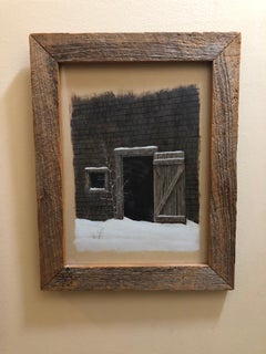 David Kenneth Merrill Barn Door In Winter