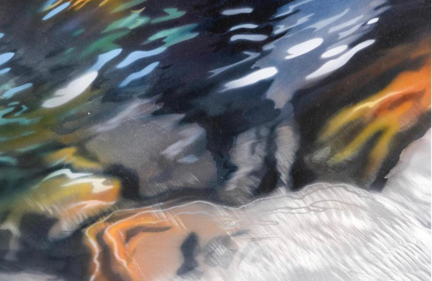 Luminous Current - Abstract Mixed Media Art by David Kessler