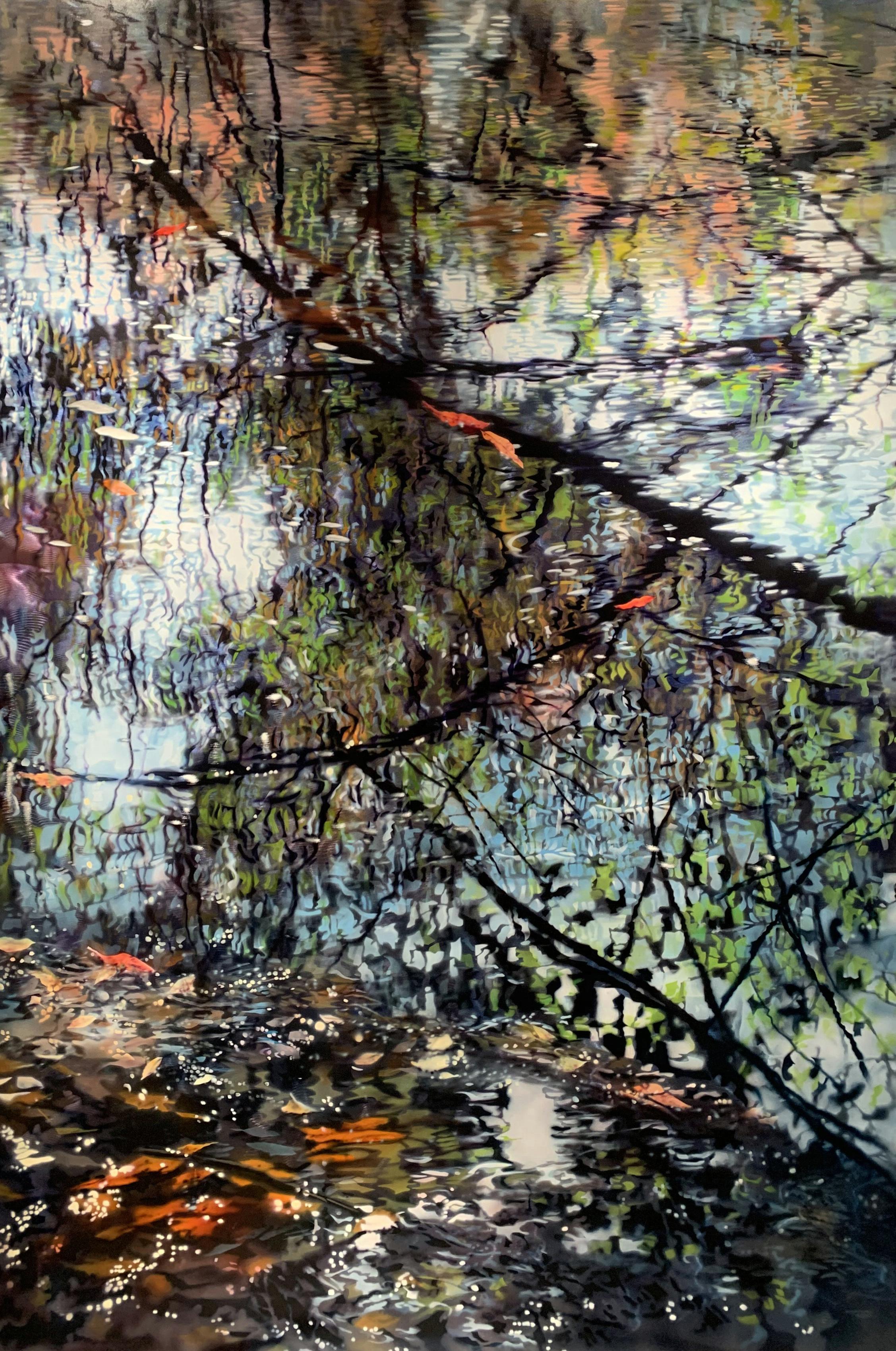 Landscape Painting David Kessler - Réflection diffus
