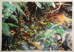 Reflected Overhang III, Photorealist Screenprint by David T. Kessler