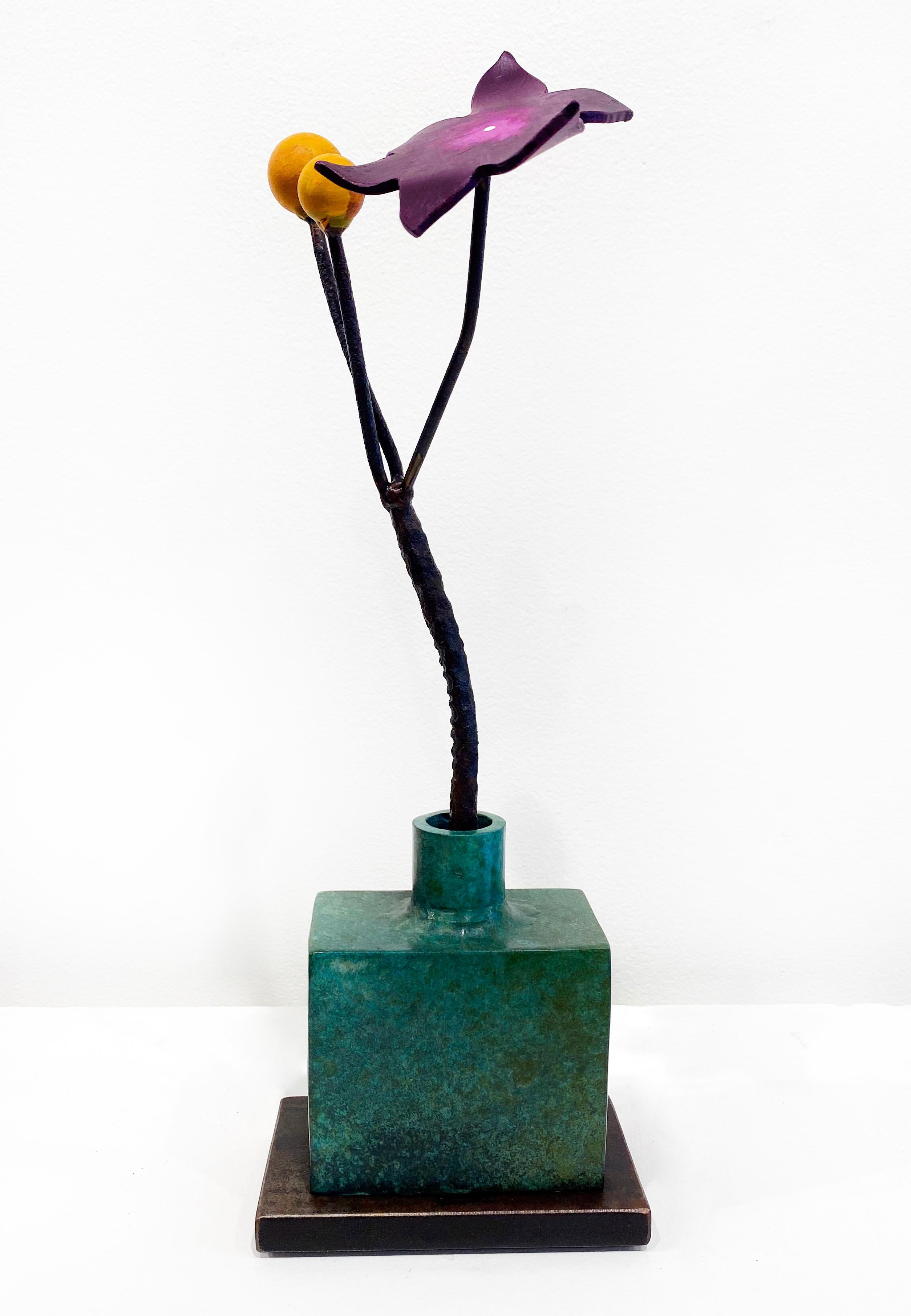 Escultura de bronce y acero de David Kimball Anderson 