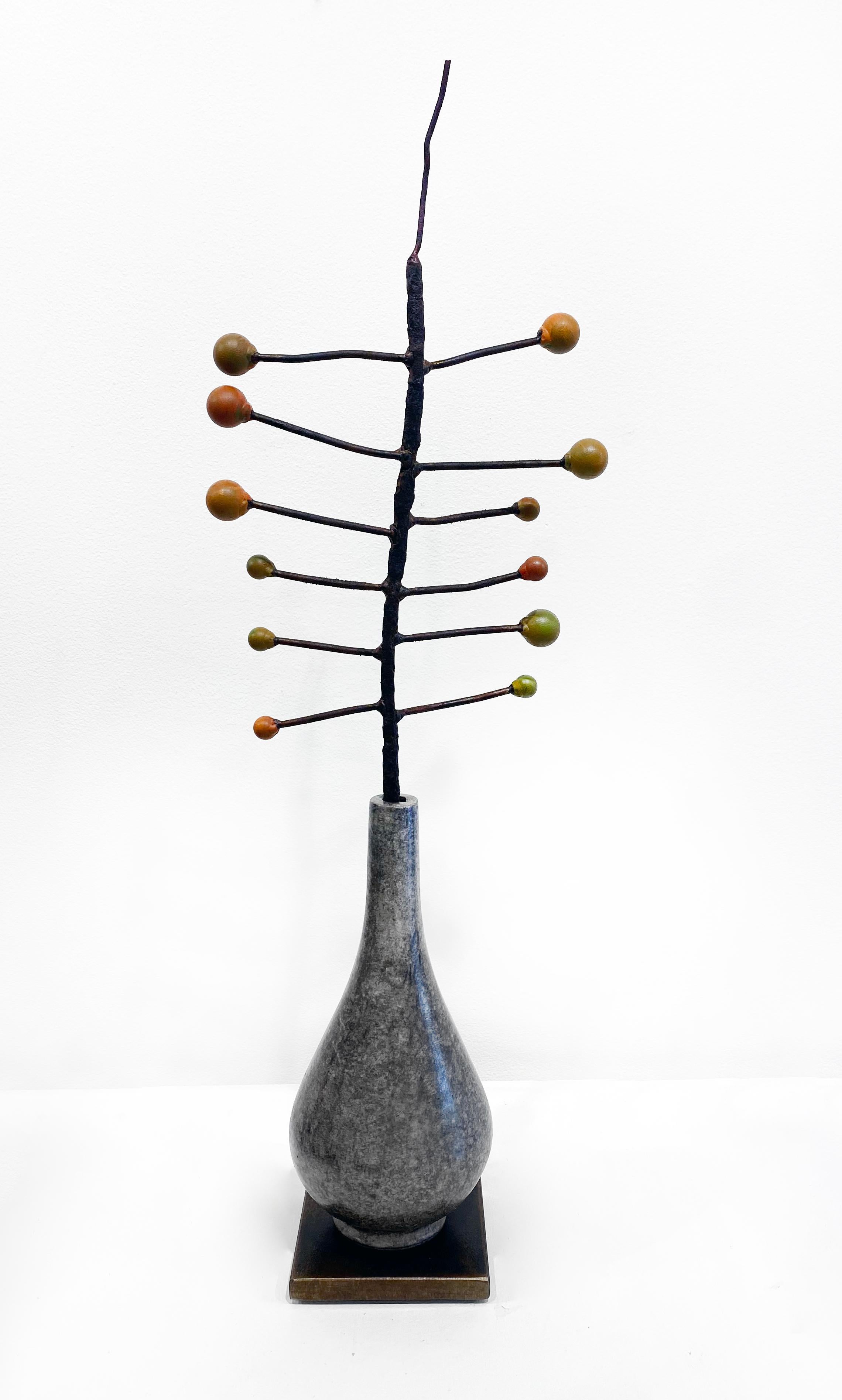 Skulptur aus Bronze und Stahl von David Kimball Anderson „Seeds“ im Angebot 2