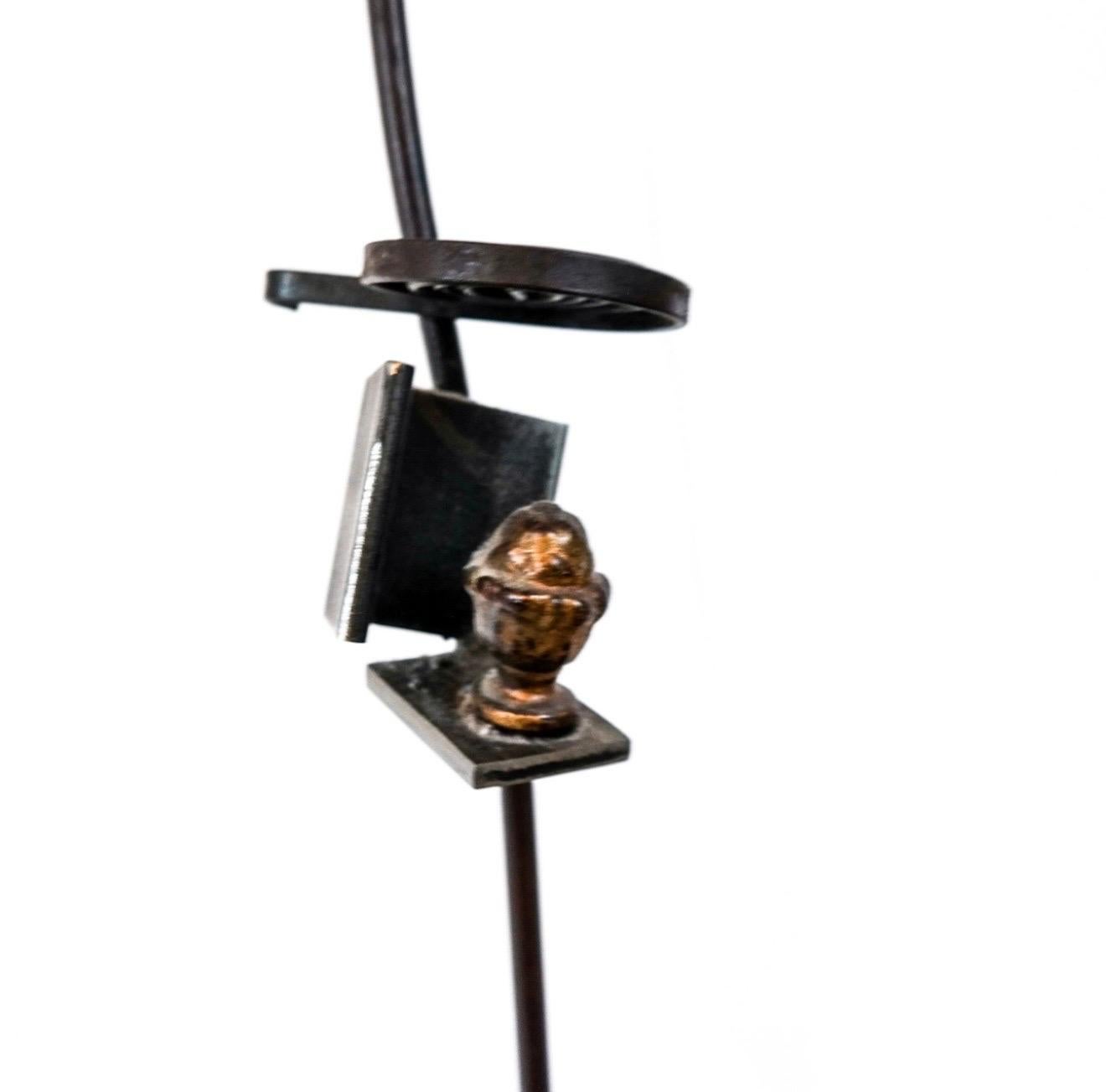 David Kimball Anderson Large Abstract Zen Steel Modernist Sculpture Flower Vase For Sale 10