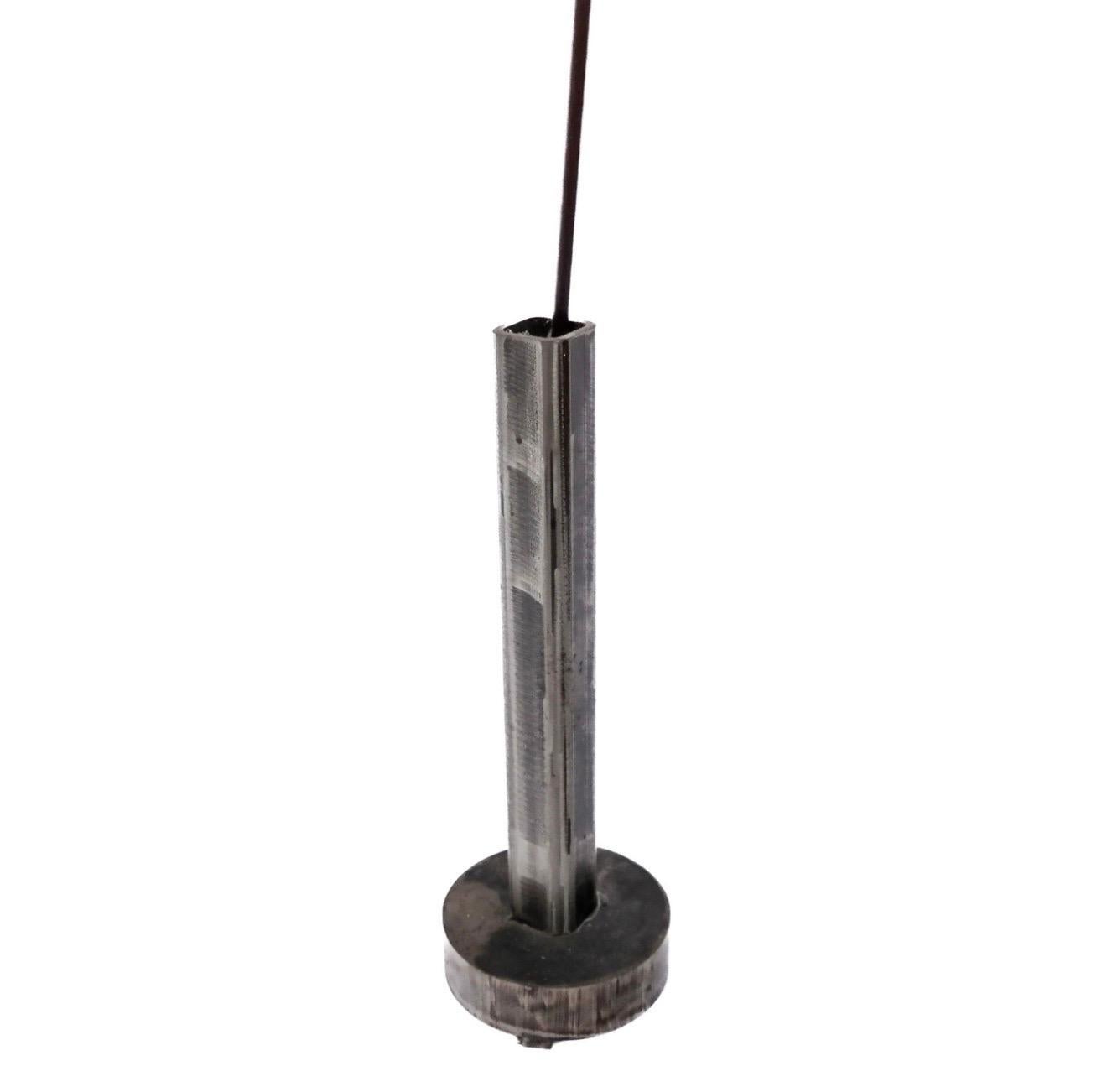 David Kimball Anderson Large Abstract Zen Steel Modernist Sculpture Flower Vase For Sale 7