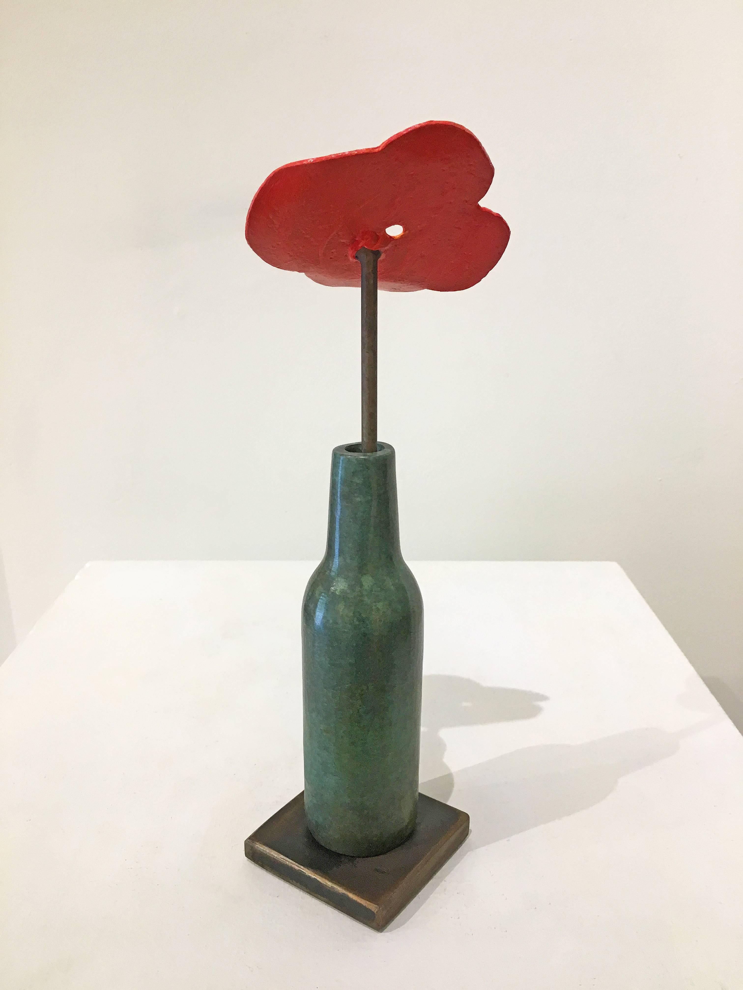 Poppy - Sculpture by David Kimball Anderson