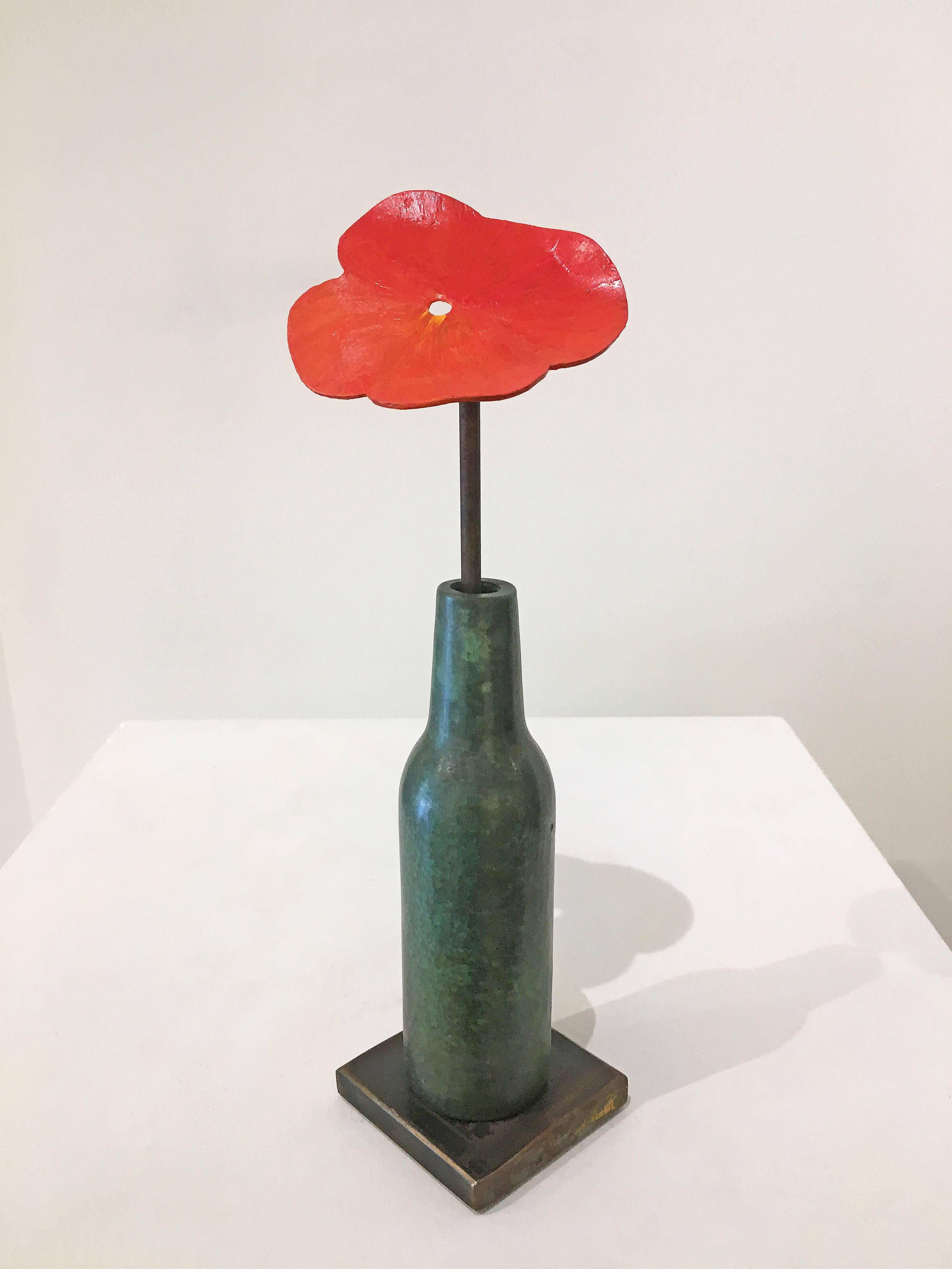 David Kimball Anderson Still-Life Sculpture - Poppy