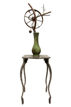 Used Table and Vase, Large (Life Size) Modernist Zen Sculpture David Kimball Anderson
