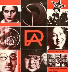 Original Vintage Art Exhibition Advertising Poster Alexander Rodchenko Oxford