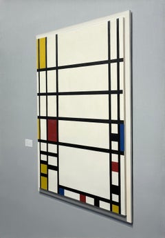 Untitled (Mondrian), Oil on Canvas Painting, 2010