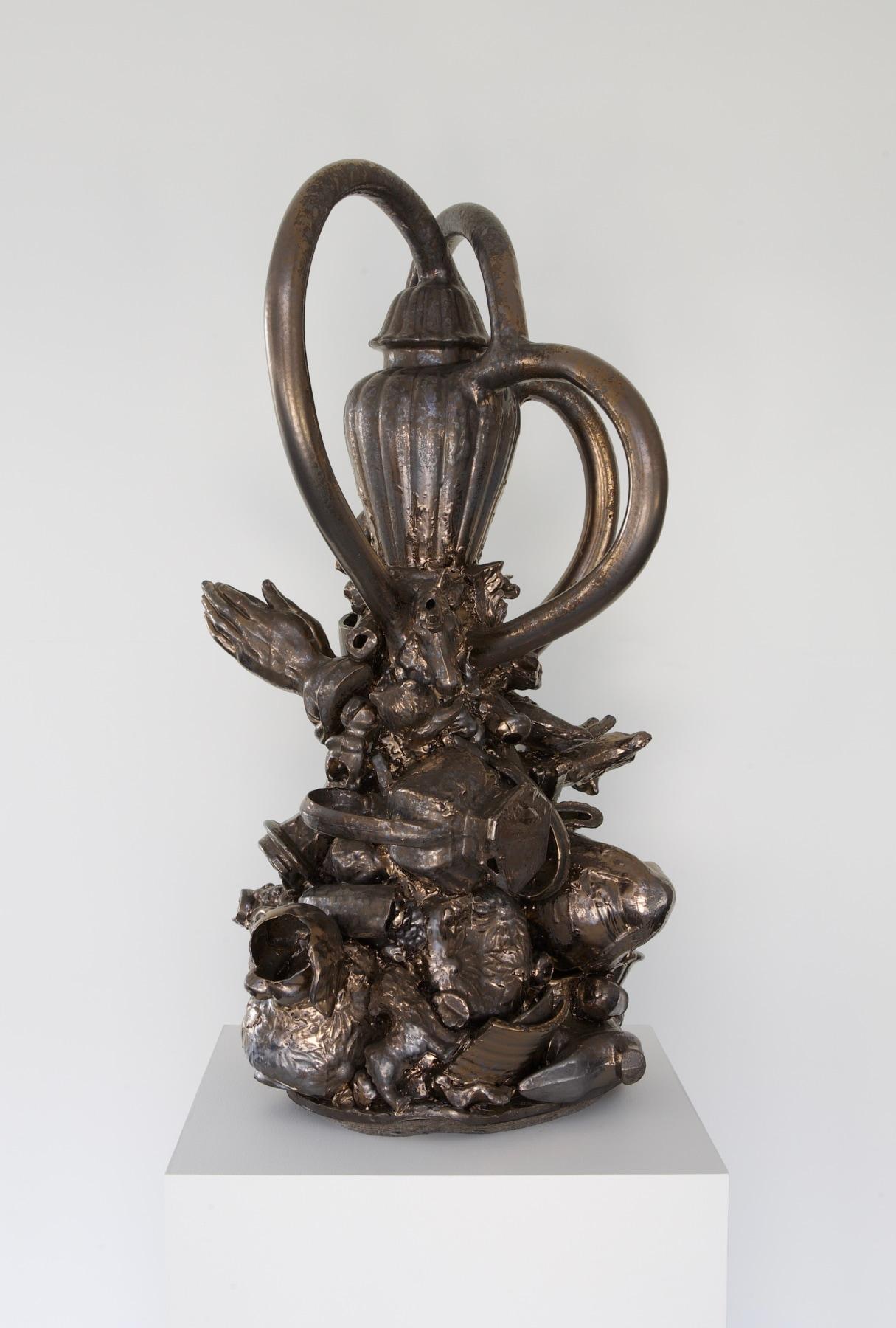 Still-Life Sculpture David Klamen - Sans titre, grès émaillé, 2022