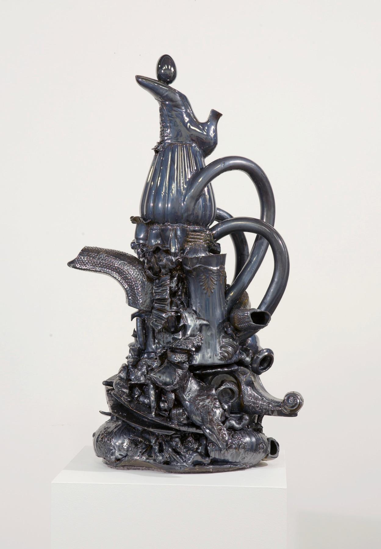 Still-Life Sculpture David Klamen - Sans titre, grès émaillé, 2022