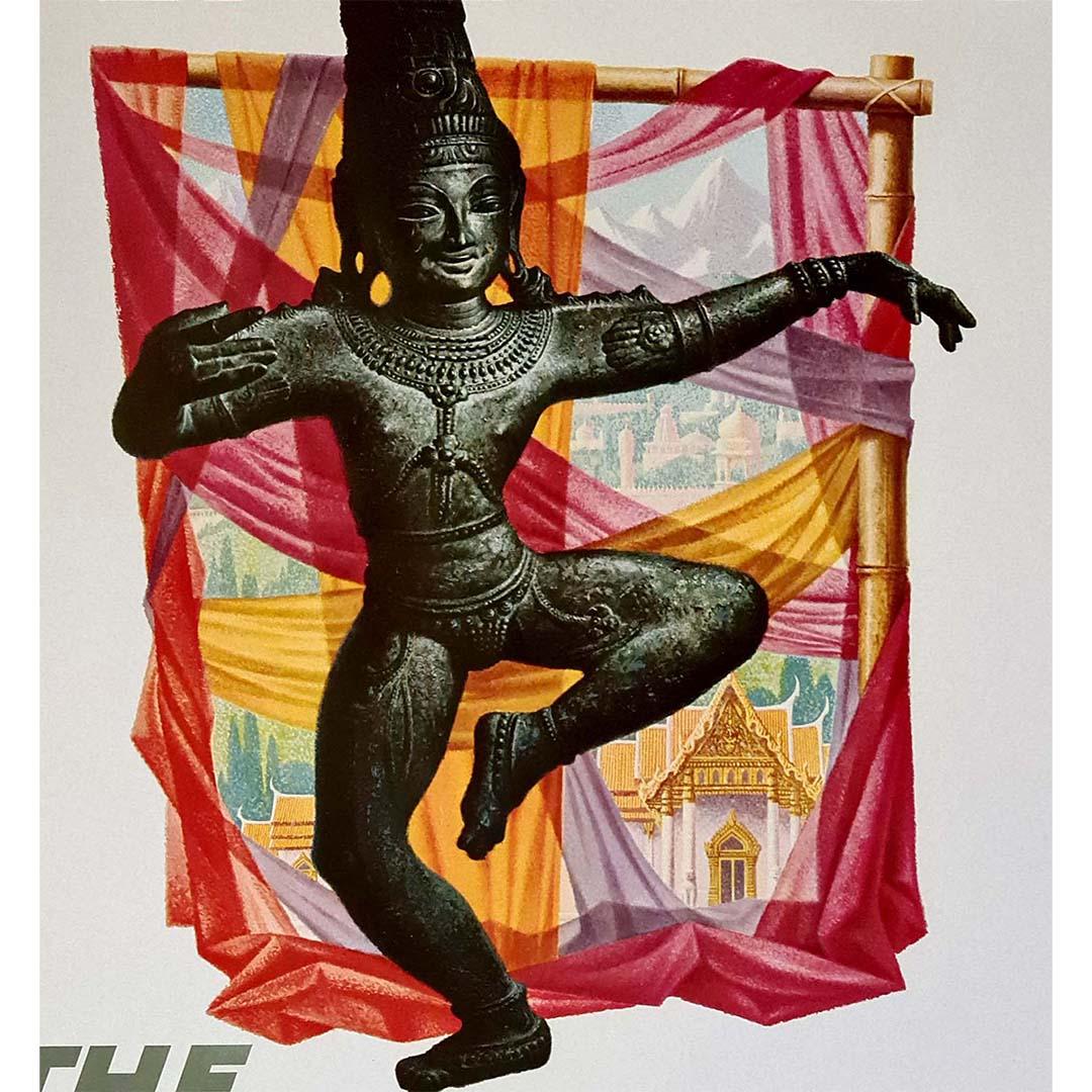 The circa 1960 original travel poster by David Klein titled 