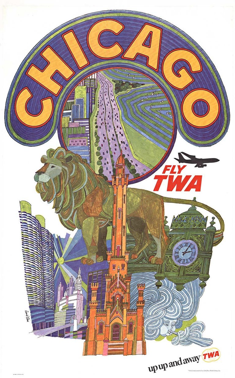 TWA EGYPT Rf186-POSTER HQ 45x60cm d'une AFFICHE VINTAGE