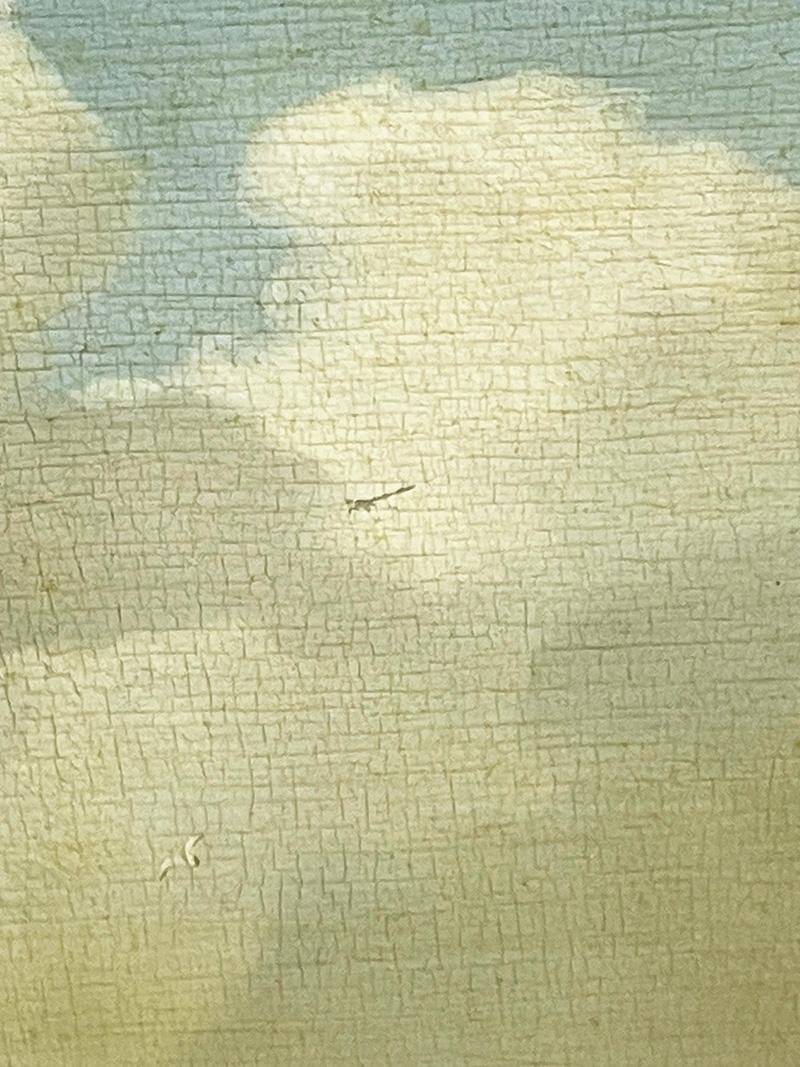 David Kleyne, pittore olandese, dipinto a olio con paesaggio marino e navi in vendita 3