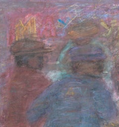 David Koloane. Sin título. Técnica mixta sobre lienzo, 1995