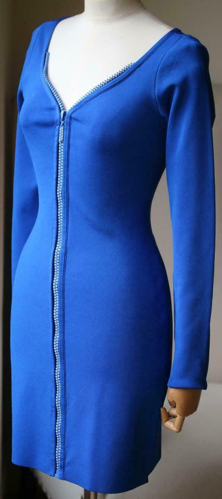 crystal mesh long sleeve gown by david koma