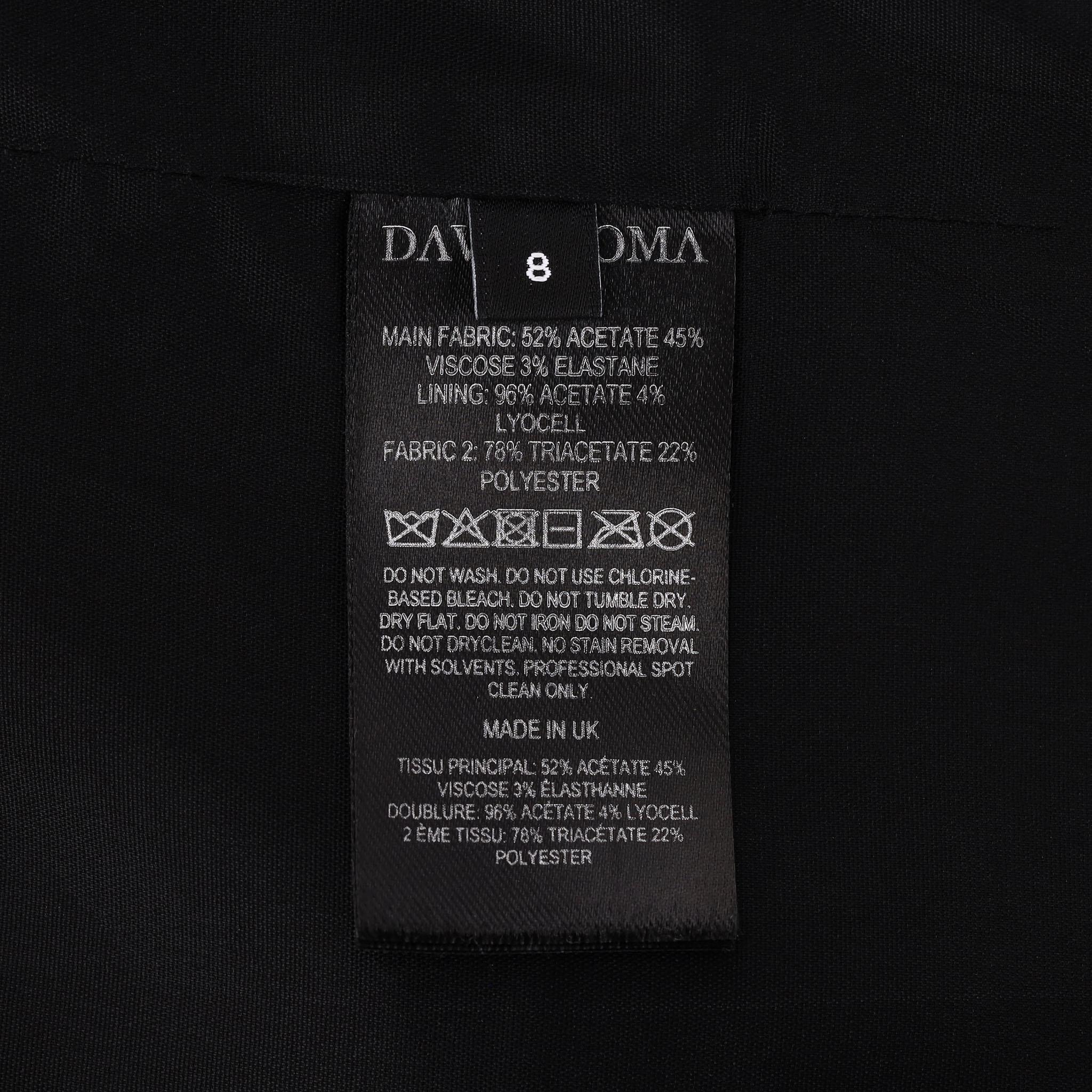 David Koma - Robe à col licou avec ornements et ceintures de fleurs en vente 3