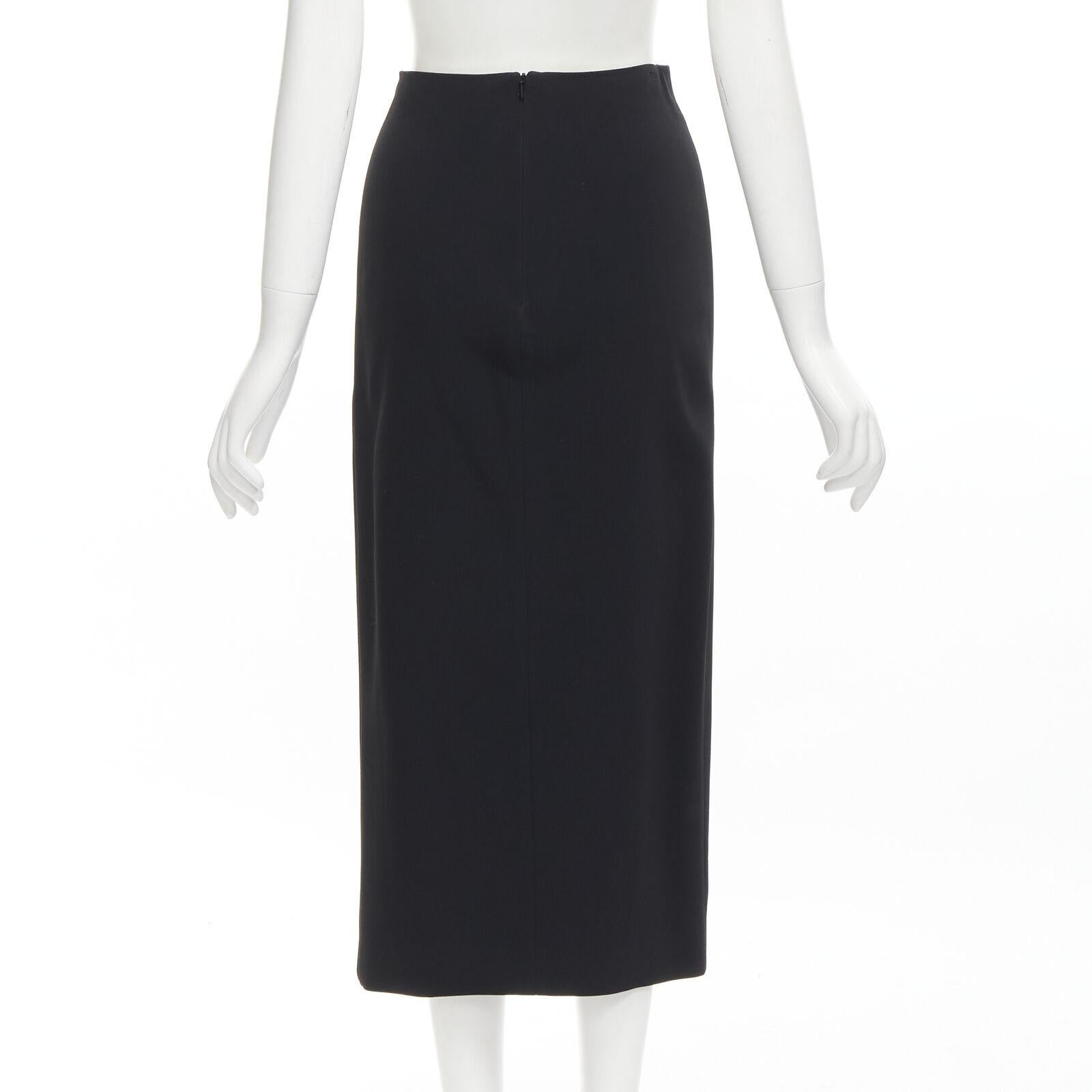 DAVID KOMA silver sequins midriff crop top asymmetric high slit skirt set UK6 XS For Sale 1
