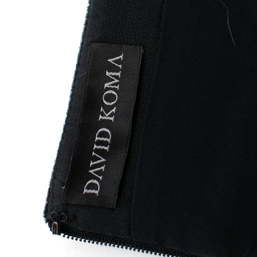 black velvet strapless top