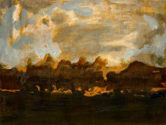 Giorno preferito (Paesaggio astratto e lunatico nei toni della terra)