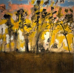Used From the Hammock (Abstracted Earth Tone Landscape)