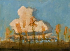 Settembre (Paesaggio espressionistico di nuvole e campi di fiori)