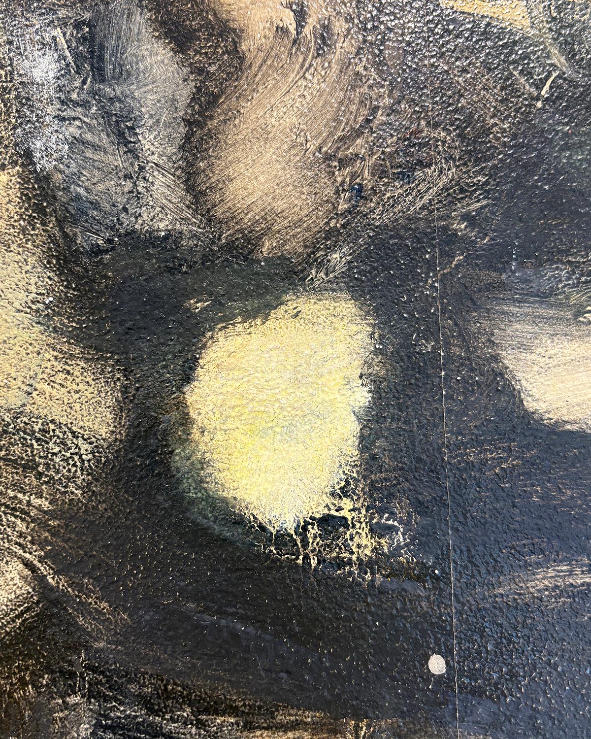 Whirl Reflection (Whimsical Figurative Painting of Two Dancing Figures) in vendita 10