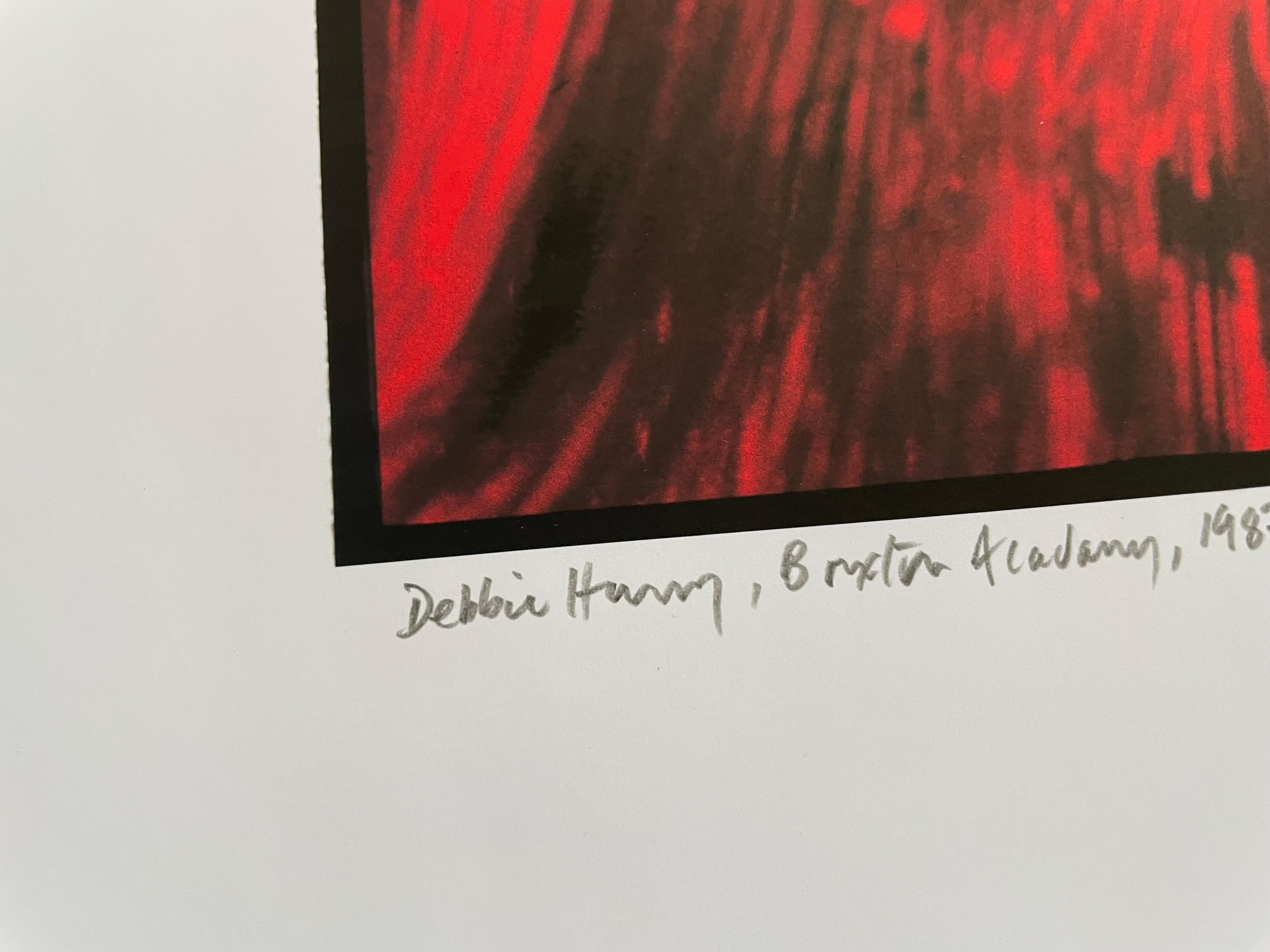 Debbie Harry En directo en la Academia de Brixton 1987 Impresión en color 25 x 17 en venta 9