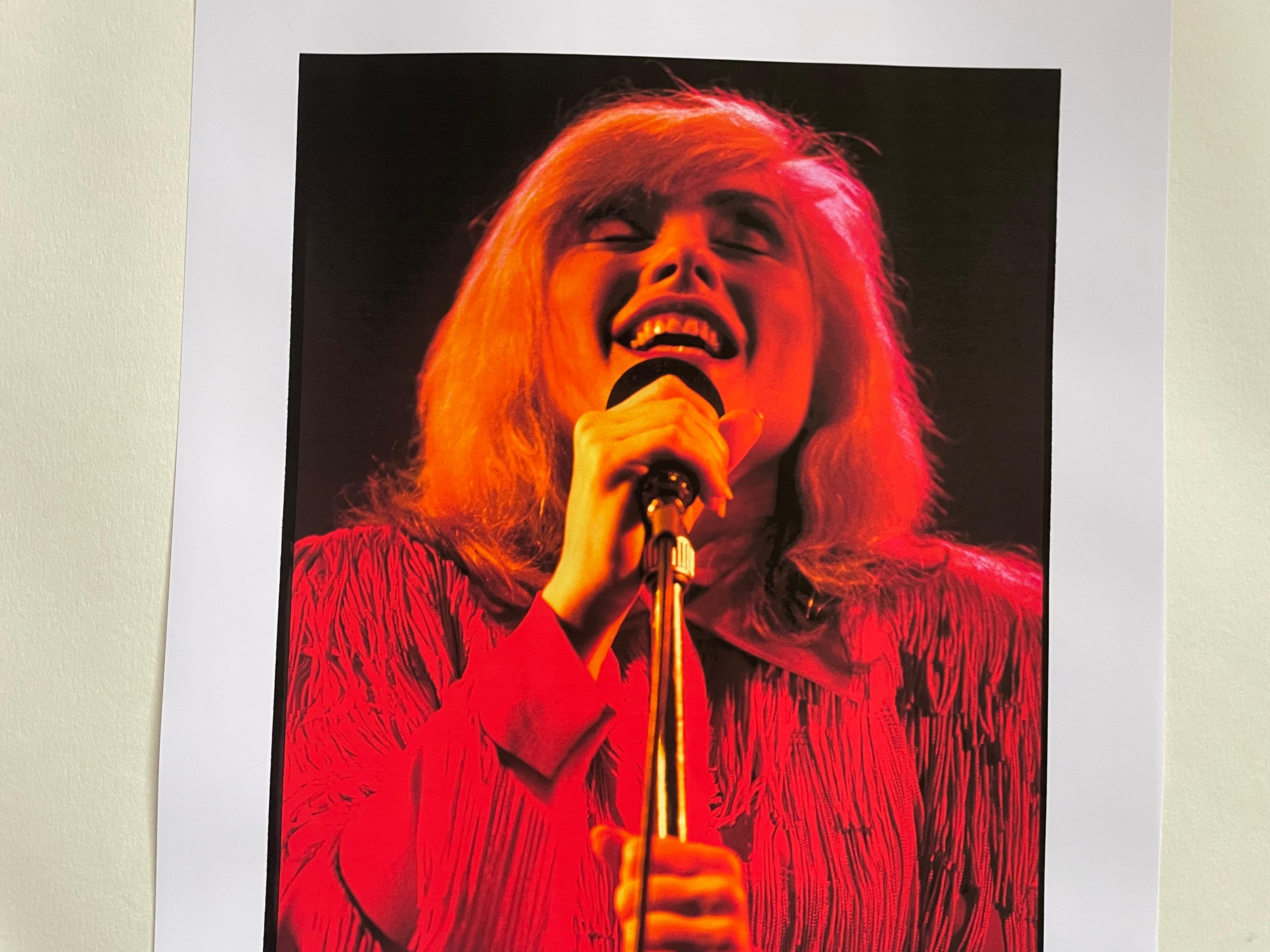 Debbie Harry En directo en la Academia de Brixton 1987 Impresión en color 25 x 17 en venta 1